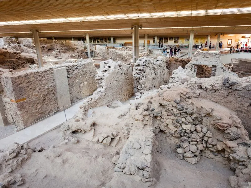 Sector A in Akrotiri