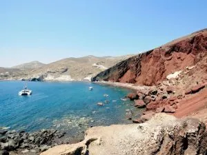 Red Beach in Santorini